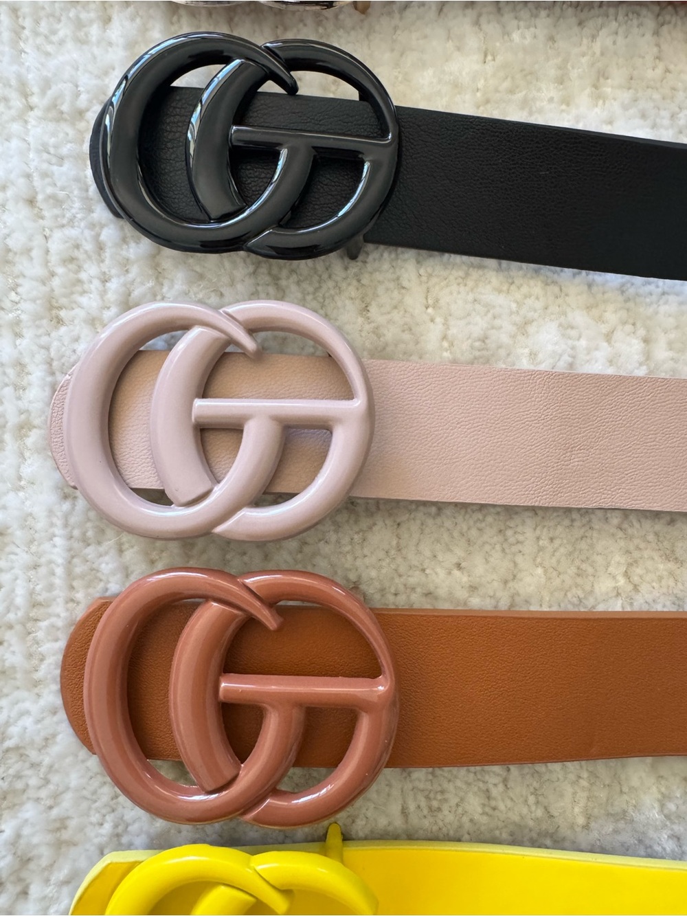 NWT Clothes Minded Boutique Double Ring Buckle Belt | Multiple Colors Available - Picture 3 of 6